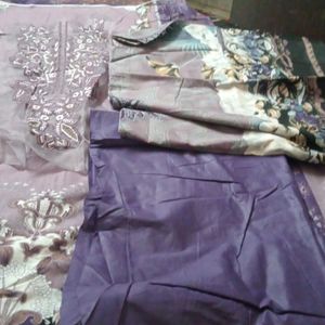 Pakistani Dupatta Suit With Patch Digital Print