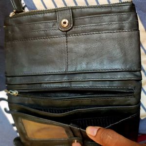 Stylish Leather Wallet Black