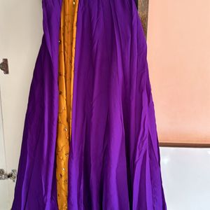 puple lehnga