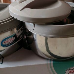 ASIAN Stainless Steel Insulated Hot Pot Casserole