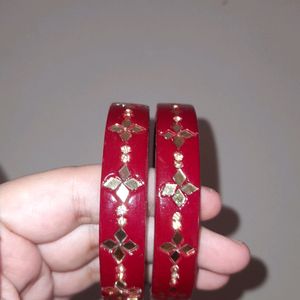 Red Colour Bangles