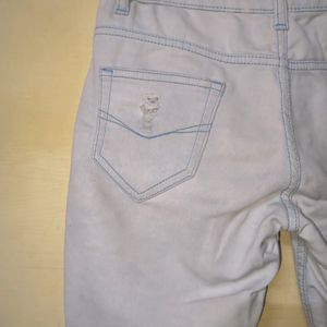 Soft Cotton Denim Shorts