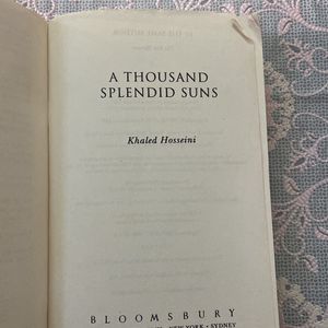 A Thousand Splendid Suns