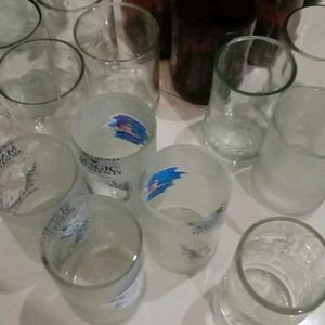 Handmade Upcycle GGlasses from Bottle. 500/250 Ml