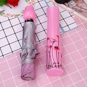 Rose Flower Umbrella 1 Pc Only (Assorted Colours)