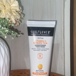 Soulflower Vitamin C Green Tea Facewash