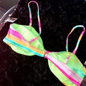 Multicolored Bikini Bra