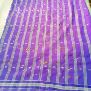 Art Silk Saree With Blouse Nd Peticot