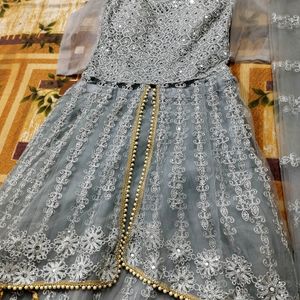 Women New Pattern Style Lehnga Gown Dress👗