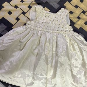 Very Soft Party Wear Frock For 6m-2year Girl