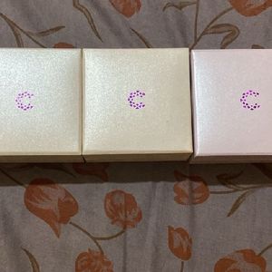 3 Caratlane Ring Boxes