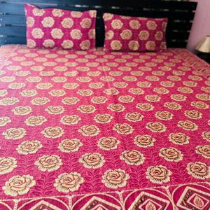 Silk Woven Double Bed Sheet