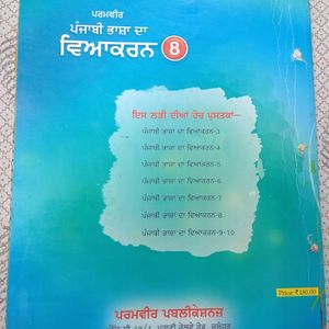 Punjabi Grammar Book For Class 8