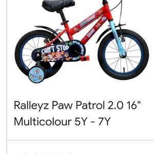 Paw Patrol 2.0"16 Cycle (Reliance Brand Limited)