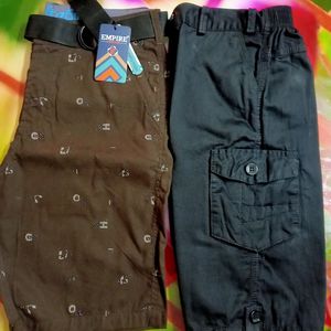 Cotton Shorts For Boys Pack Of 2