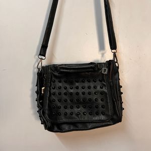 Black Imported Leather Purse