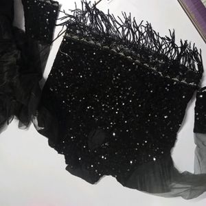 Black Choli Skirt