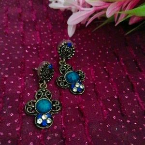 Blue Stone Earrings