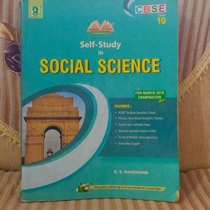 Class 10 Social Science Evergreen Self Study Book