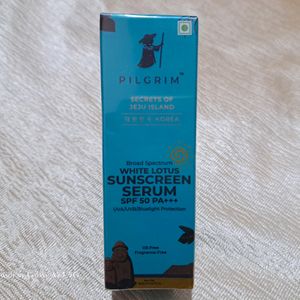 Pilgrim White Lotus 🪷 Sunscreen Serum