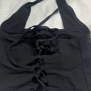 Halter neck Black Top