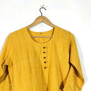 Yellow women Kurta