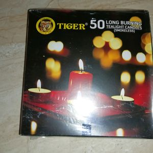 Tiger High Quality 50 PCS Tealight Candles Diya 🪔