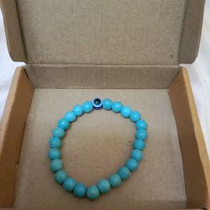 Turquoise Bracelet With Evil Eye Crystal ✅❤🆕🥳🎉