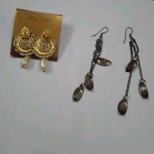 Jewellery For Women Earrings Stud Pack Of 2