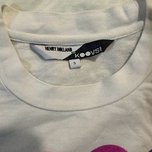 Koovs Cotton Sweatshirt