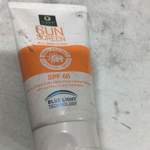 Organic Harvest 60spf Sunscreen