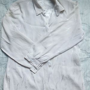 White Pattern Shirt