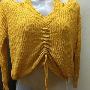 Cold Shoulder Sweater