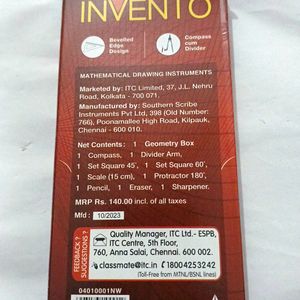 Classmate Invento Geomatry Box