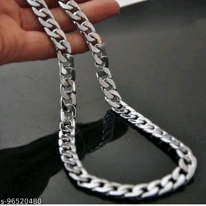 Man Nack Chain With Silvar Plated