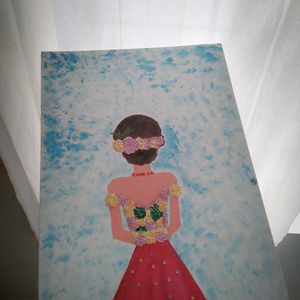 Cute Girl Canvas Art | Girls Room Deco