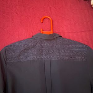 Wills Classic Formal Shirt With Embroidery