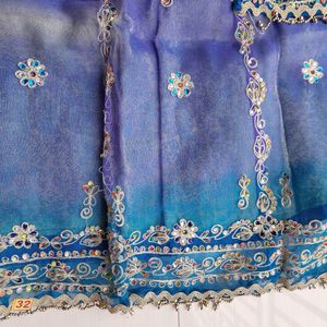 Fancy Work Lehenga choli (9-11 Years)