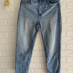 H&m High Waist Straight Fit Jeans