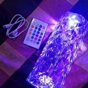 Diamond Crystal Lamp With Touch Sensor And Remote