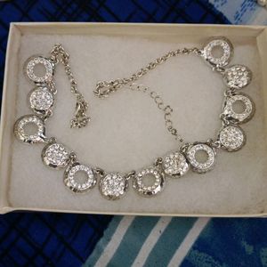 American Diamond Look Necklace