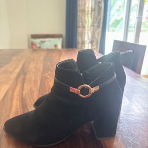 Black Suede Boots