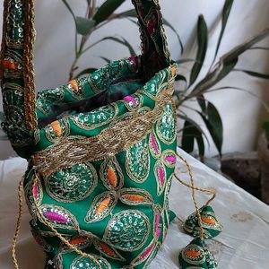 Royal Green Batuva Bag