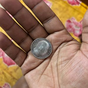 One Rupee 1908 Sliver Coin Edward VII British 🇮🇳