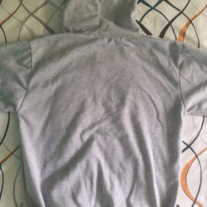 Grey Zipper Hoodie