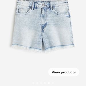 H&M denim shorts