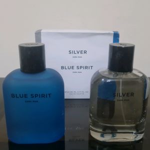 ZARA MAN COLLECTION - BLUE SPIRIT & SILVER PERFUME