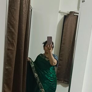 Green Saree