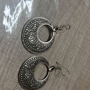 Oxidised Earring