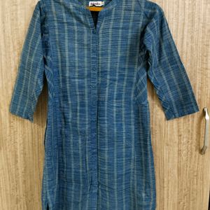 FabIndia Navy Blue Kurta (32) 💙💙